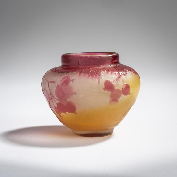 Bild 1 zu Objekt, Small 'Groseilles' vase, 1902-04, Emile Gall&eacute;, Gall&eacute;, &Eacute;mile, Nancy, 156B 189