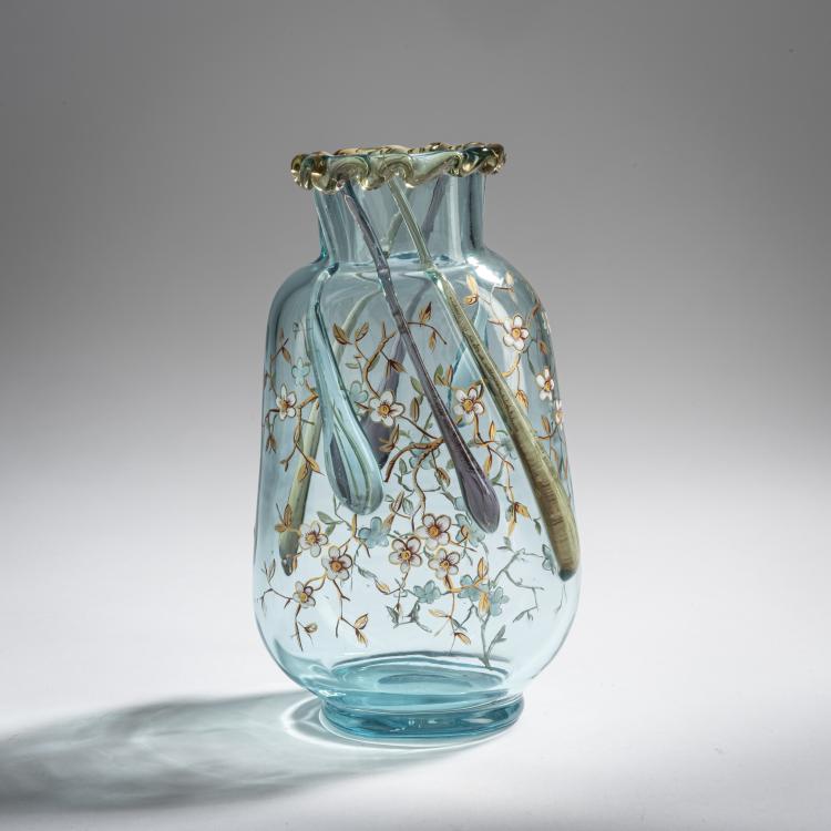 Hauptbild zu Objekt, Vase 'Cerisier', um 1880, Auguste Jean, Jean, Auguste, Paris, 156B 243