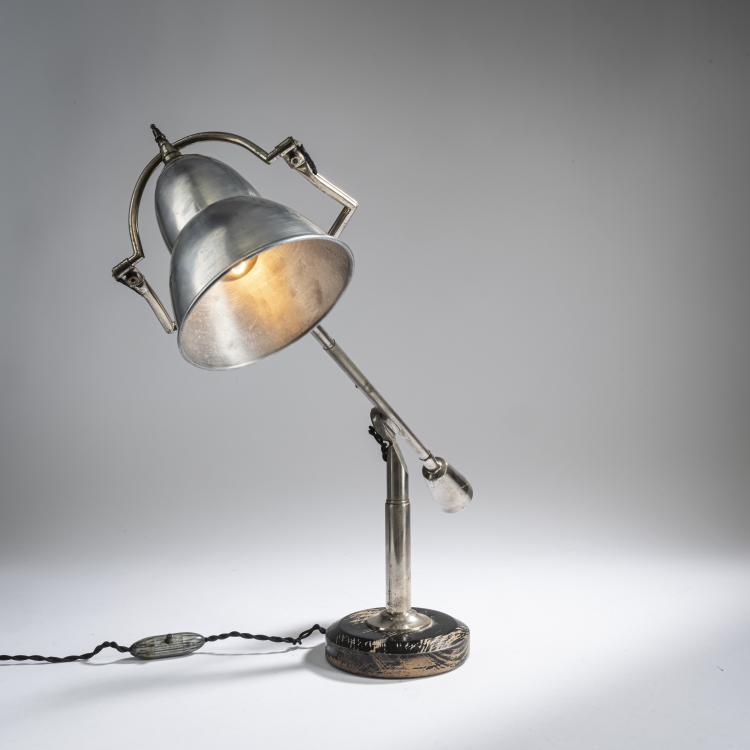 Hauptbild zu Objekt, 'Buquet' table light, 1927, Edouard Wilfrid Buquet, Buquet, Edouard Wilfrid, 157B 233