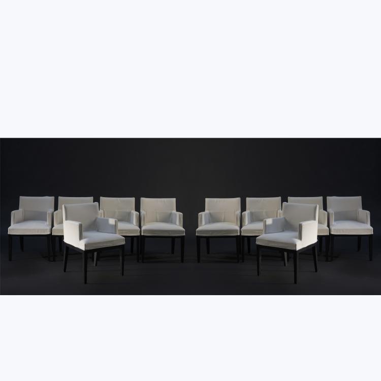 Hauptbild zu Objekt, 10 'Toribio' chairs, 1997, Christian Liaigre, Liaigre, Christian, Paris, 157B 590
