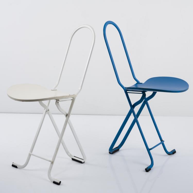 Bild 4 zu Objekt, F&uuml;nf Klappst&uuml;hle 'Dafne', 1979, Gastone Rinaldi, Thema, Limena, 157B 525