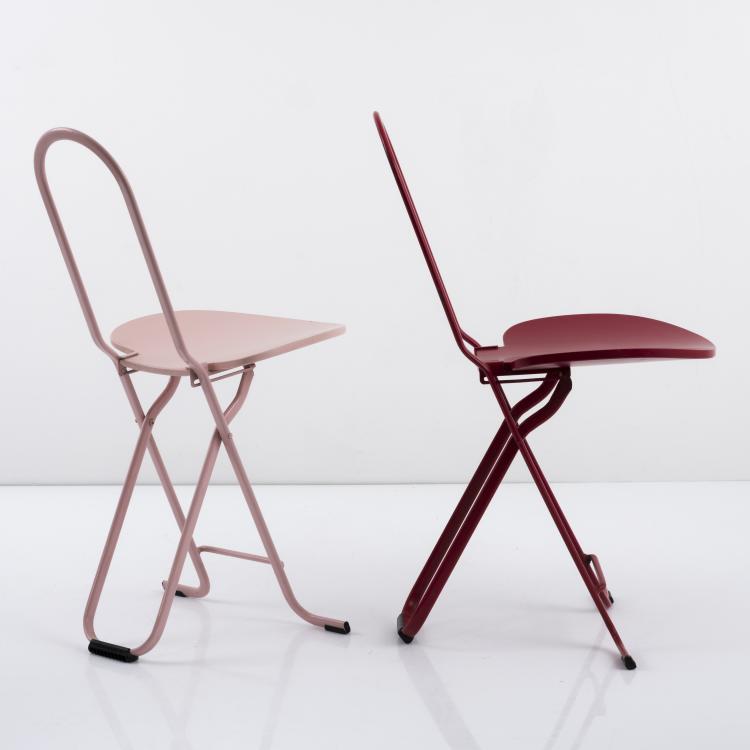 Bild 6 zu Objekt, F&uuml;nf Klappst&uuml;hle 'Dafne', 1979, Gastone Rinaldi, Thema, Limena, 157B 525