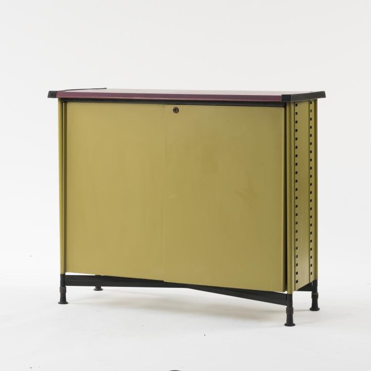 Hauptbild zu Objekt, 'Spazio' filing cabinet, 1959, Studio B.B.P.R.,Gian Luigi Banfi,Ludovico Barbiano di Belgiojoso,Enrico Peressutti,Ernesto Nathan Rogers, Olivetti, Ivrea, 157B 343