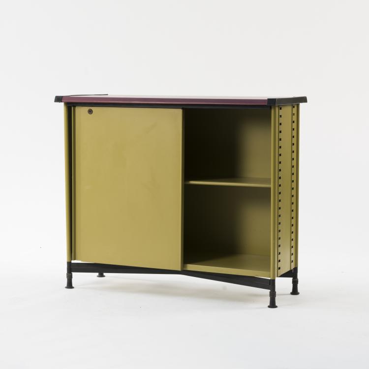 Bild 4 zu Objekt, 'Spazio' filing cabinet, 1959, Studio B.B.P.R.,Gian Luigi Banfi,Ludovico Barbiano di Belgiojoso,Enrico Peressutti,Ernesto Nathan Rogers, Olivetti, Ivrea, 157B 343