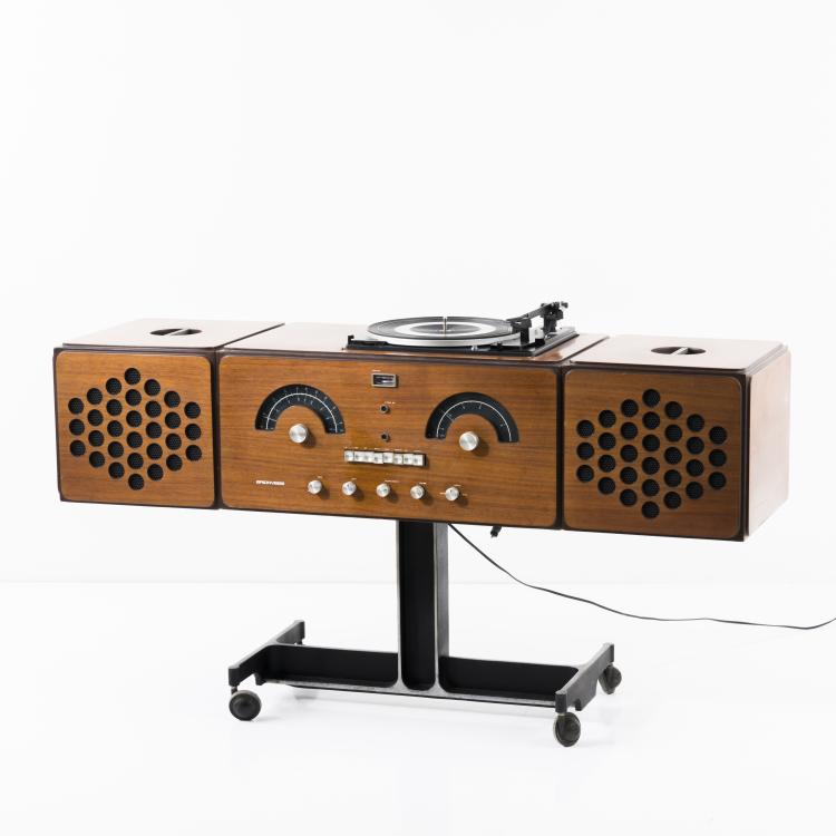 Hauptbild zu Objekt, 'RR-126' stereo system, 1965, Achille Castiglioni, Brionvega, Mailand, 157B 389