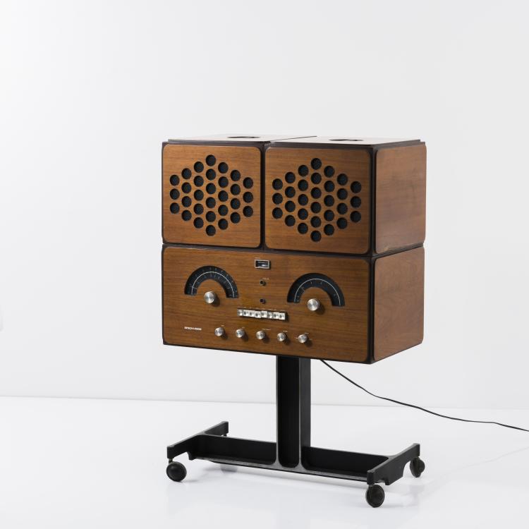 Bild 4 zu Objekt, 'RR-126' stereo system, 1965, Achille Castiglioni, Brionvega, Mailand, 157B 389