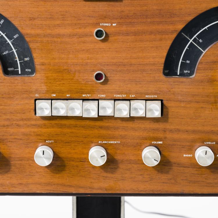 Bild 8 zu Objekt, 'RR-126' stereo system, 1965, Achille Castiglioni, Brionvega, Mailand, 157B 389