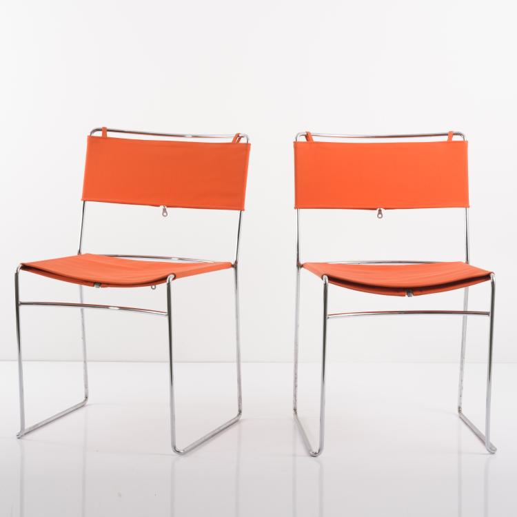 Bild 3 zu Objekt, 5 'Delfina' stacking chairs, 1974, Enzo Mari, Driade, Caorso; Robots, Italien, 157B 515