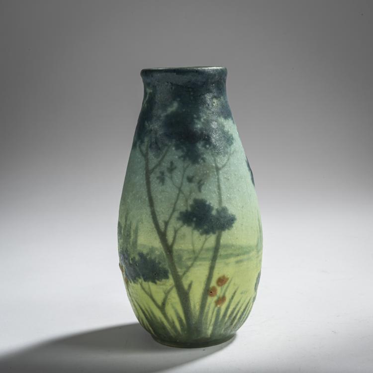 Bild 1 zu Objekt, 'Paysage' vase, c. 1925, Amalric Walter, Walter, Amalric, Nancy, 156C 638
