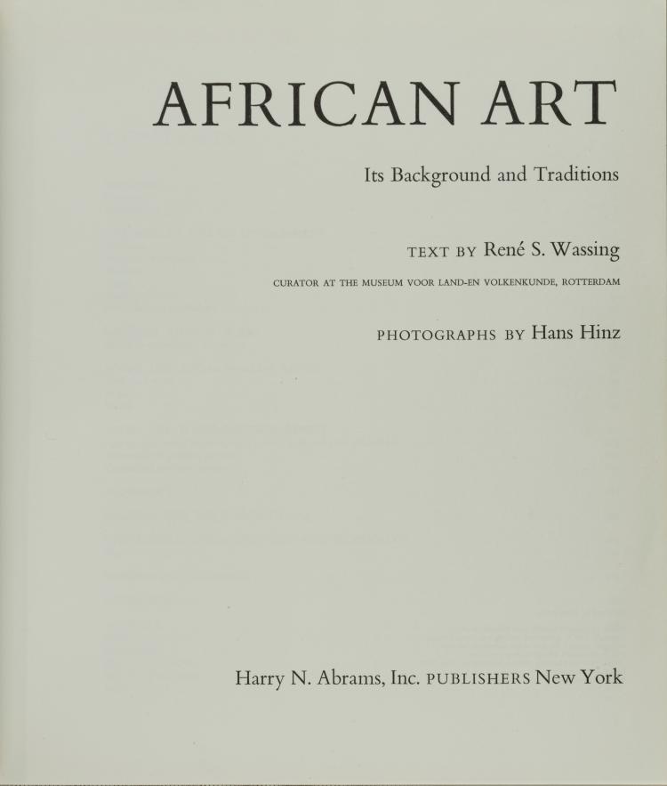 Hauptbild zu Objekt, African Art. Its Background and Traditions, 1968, 158B 598
