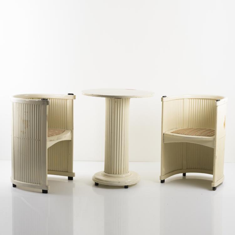 Bild 4 zu Objekt, Salon, 1908, Hans G&uuml;nther Reinstein, Press-Stoff-M&ouml;bel-Gesellschaft, Wien oder Vereinigte M&ouml;belfabriken Germania, Bad Lauterberg, 156C 526