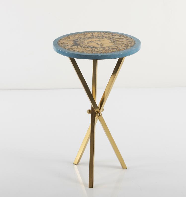 Hauptbild zu Objekt, Beistelltisch 'Sole', 1950er Jahre, Piero Fornasetti, Fornasetti, Mailand, 157B 272