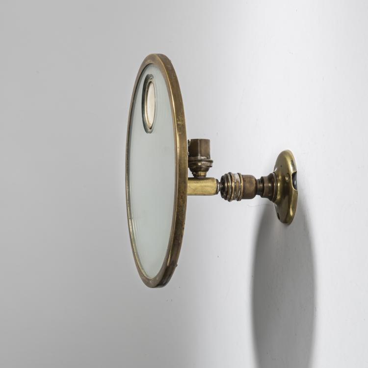 Hauptbild zu Objekt, Illuminated wall mirror, c. 1930, Frankreich, 157A 73
