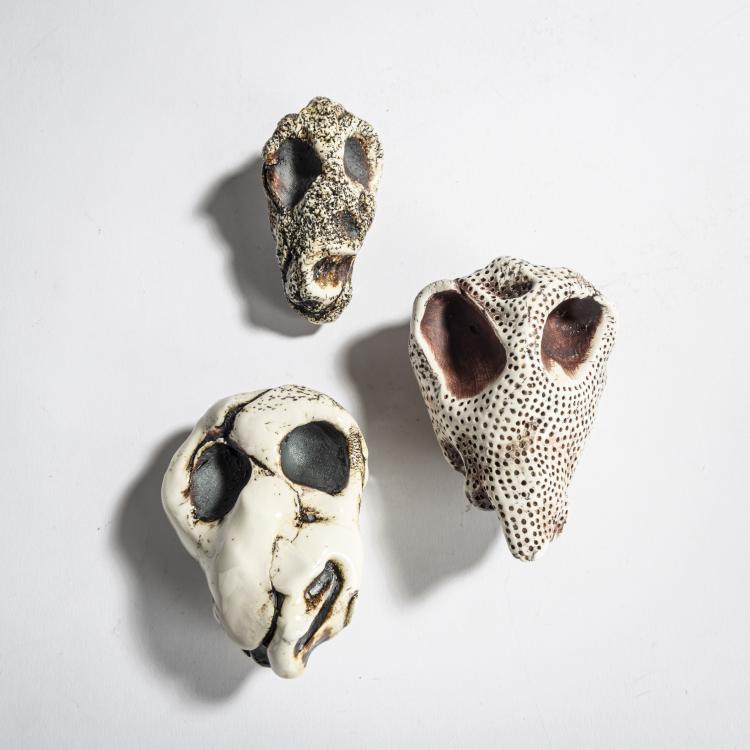 Hauptbild zu Objekt, 3 wall objects 'Soul Catcher', 2008-10, Michele Oka Doner, Nymphenburg, KPM, 157B 359