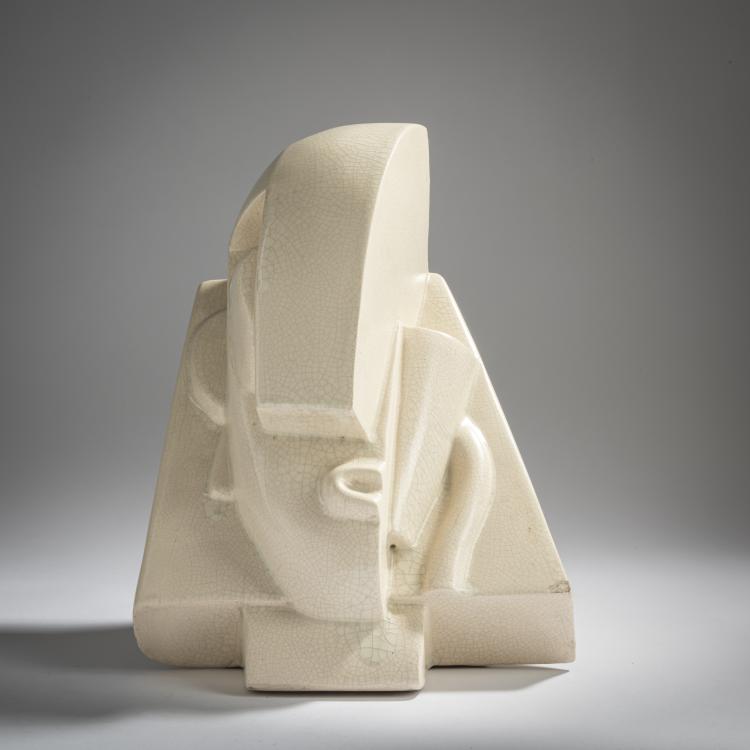 Hauptbild zu Objekt, 'T&ecirc;te Architectonique', c. 1920, Joseph Csaky (after), Csaky, Joseph (nach), 156C 590