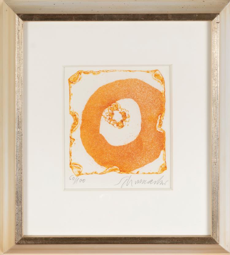 Hauptbild zu Objekt, Ohne Titel (Abstrakte Komposition), 1970, Emil Schumacher, 157C 751