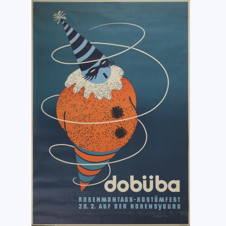 Hauptbild zu Objekt, 'Dob&uuml;ba' poster, 1938,  Sch&uuml;nke-Fietze, Cr&uuml;well, W., 157A 60