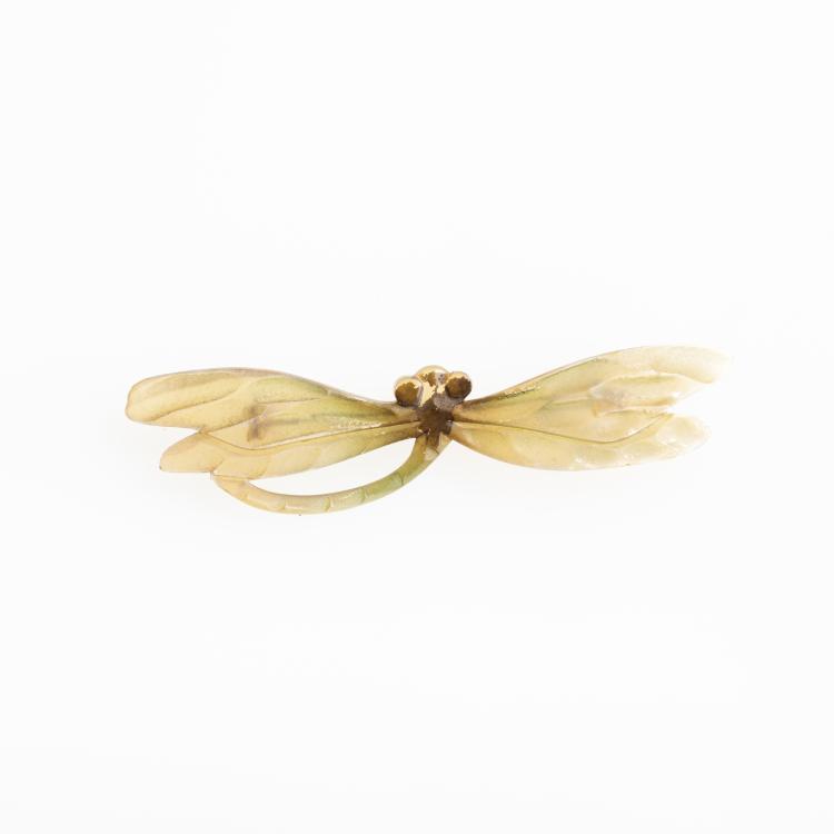 Hauptbild zu Objekt, Dragonfly brooch, c. 1900, Flamand, Georges, Paris, 156C 474