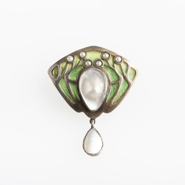 Hauptbild zu Objekt, Brooch, c. 1905, Levinger & Bissinger, Pforzheim, 156C 484