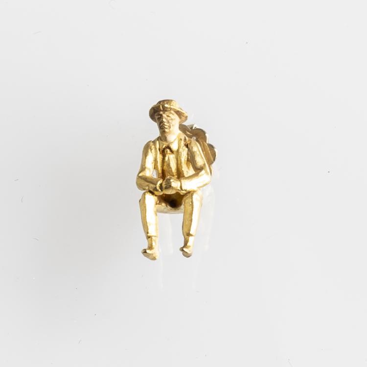 Hauptbild zu Objekt, 'Kleiner Mann im Ohr' earring, 1967, Hubertus von Skal, 157D 947