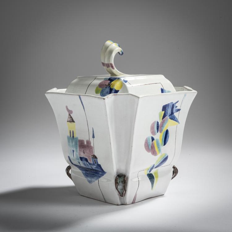 Bild 2 zu Objekt, Lidded bowl, 1921, Hilde Jesser, Wiener Werkst&auml;tte, 156C 643