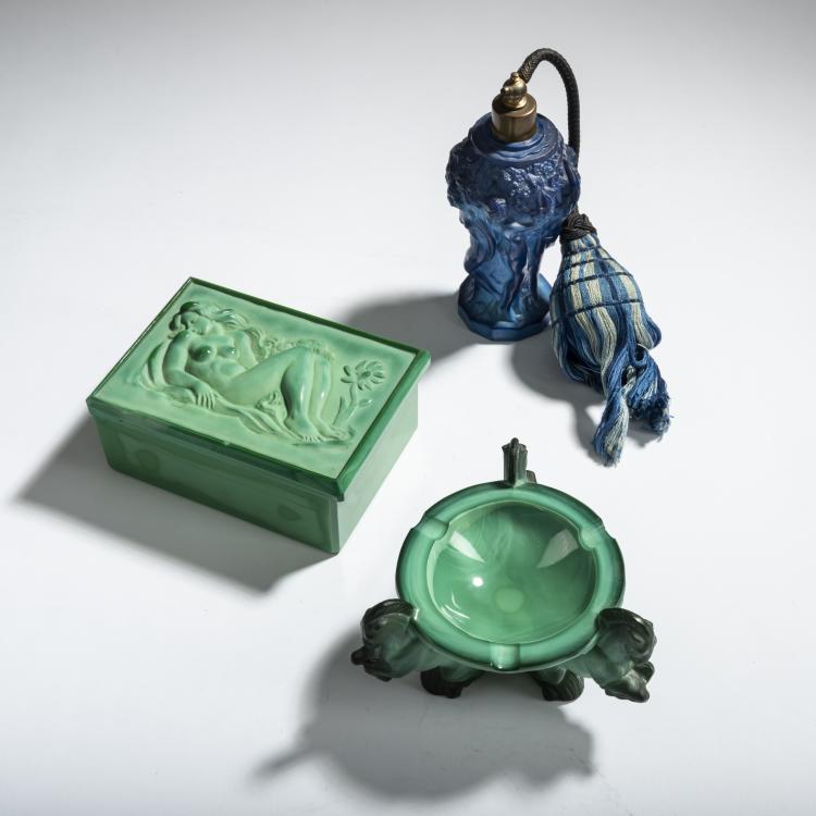 Bild 1 zu Objekt, Drei Gegenst&auml;nde, 1934-39, Frantisek Pazourek (zugeschrieben),Arthur Plewa (zugeschrieben), Schlevogt, Curt, Gablonz, 156B 321