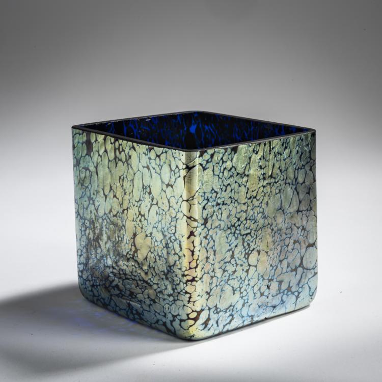 Hauptbild zu Objekt, Vase, c. 1902, Koloman (Umkreis) Moser,Otto Beran, L&ouml;tz Wwe., Klosterm&uuml;hle, 156B 312