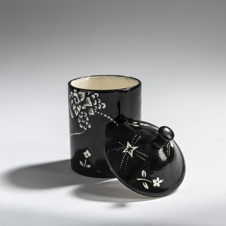 Bild 2 zu Objekt, Puderdose, um 1912, Dagobert Peche, Wiener Keramik, 156C 639