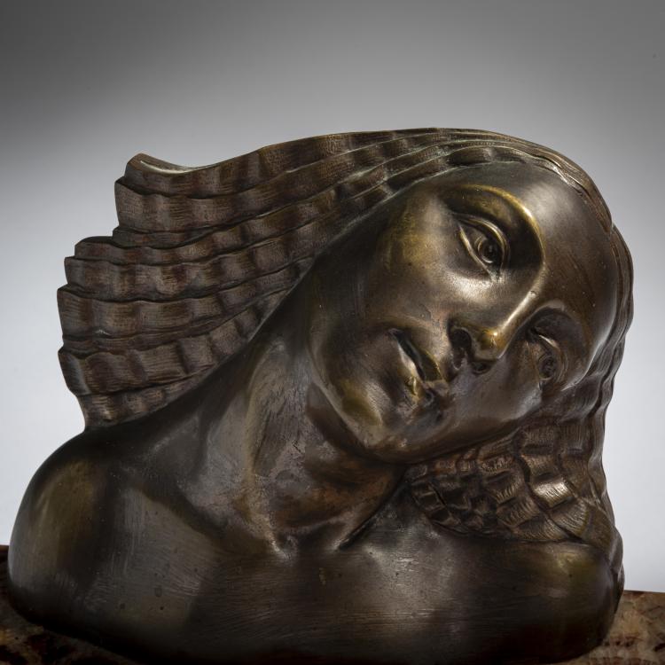 Bild 1 zu Objekt, Frauenb&uuml;ste, um 1935, A. Anet, 156C 337