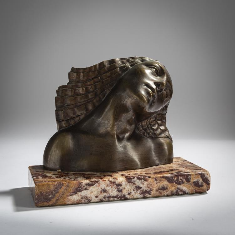 Bild 2 zu Objekt, Frauenb&uuml;ste, um 1935, A. Anet, 156C 337