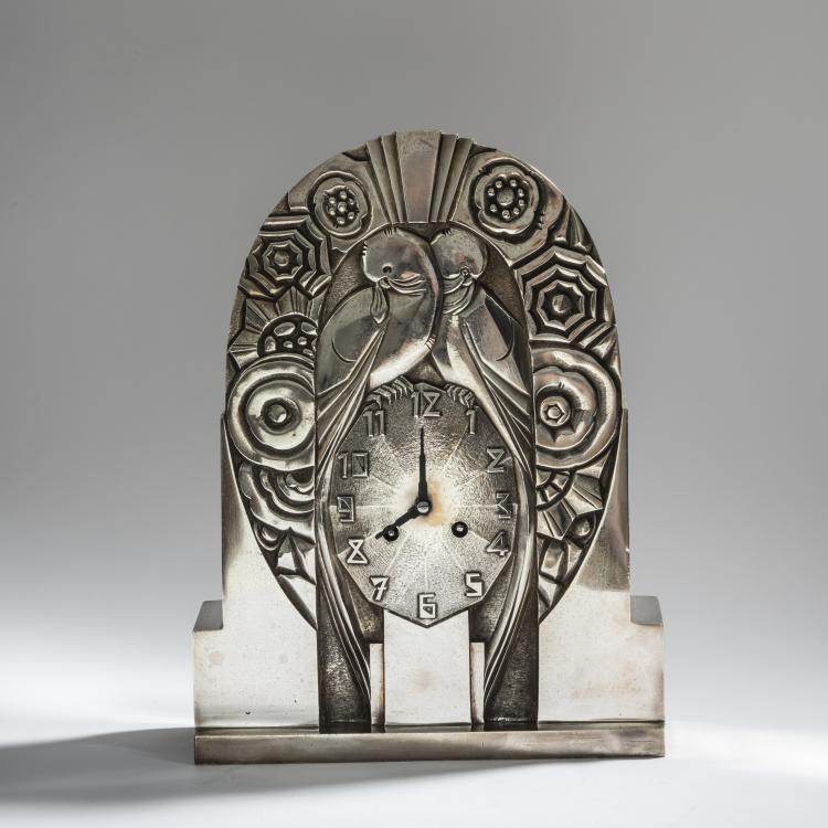 Hauptbild zu Objekt, Mantle clock, c. 1925, R. Terras, Frankreich, 156C 556