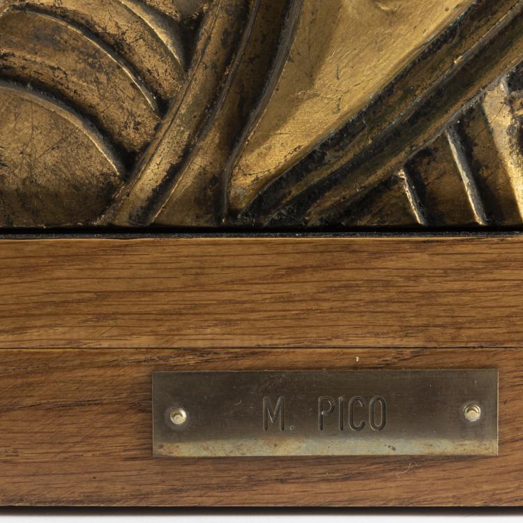 Bild 3 zu Objekt, Wall relief 'La Danse', 1926, Maurice Picaud (after), 156C 501