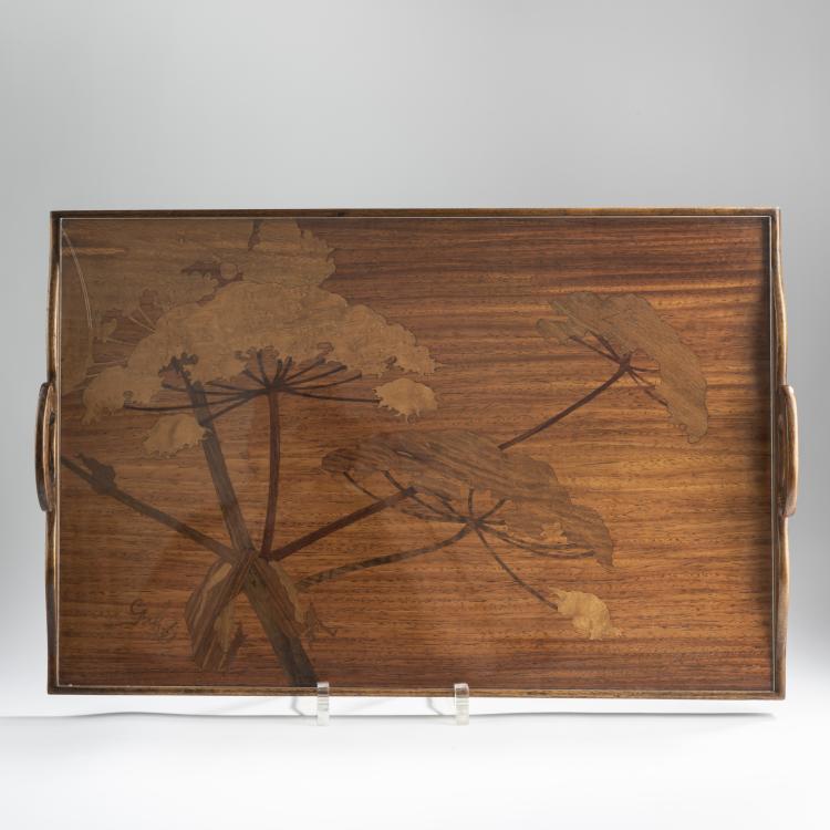 Hauptbild zu Objekt, Tray, c. 1900, Emile Gall&eacute;, Gall&eacute;, &Eacute;mile, Nancy, 156C 511