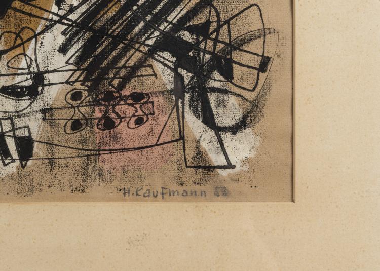 Bild 1 zu Objekt, Untitled (abstract composition), 1953, Herbert Kaufmann, 157C 693