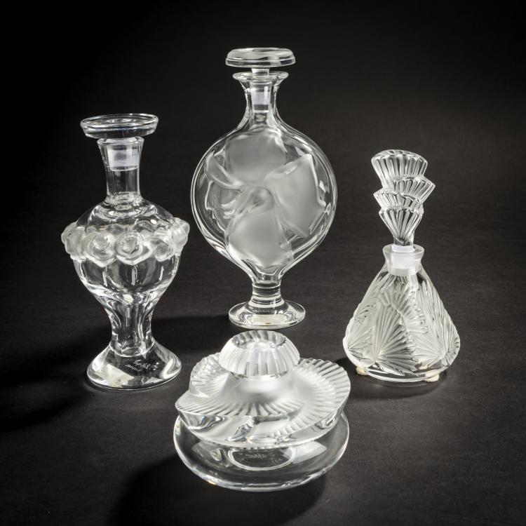 Hauptbild zu Objekt, Vier Flakons, 1970er Jahre, Marc Lalique,Marie-Claude Lalique, Lalique, Wingen-sur-Moder, 156A 65