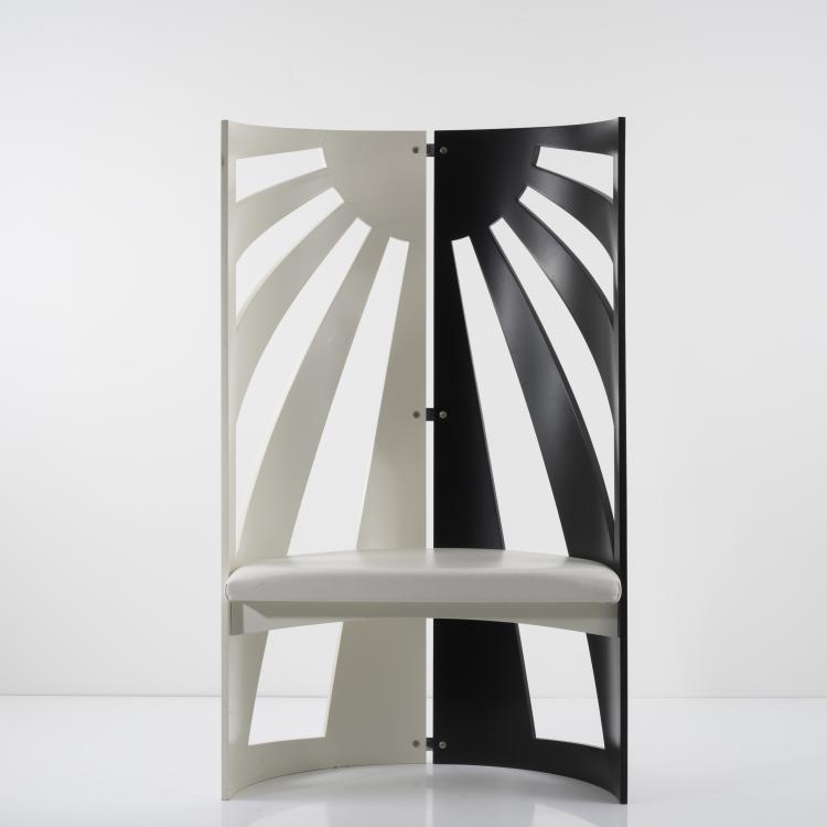 Hauptbild zu Objekt, Sessel 'Highnoon', 1985, Kazuo Shinohara, Sawaya & Moroni, Mailand, 157B 556