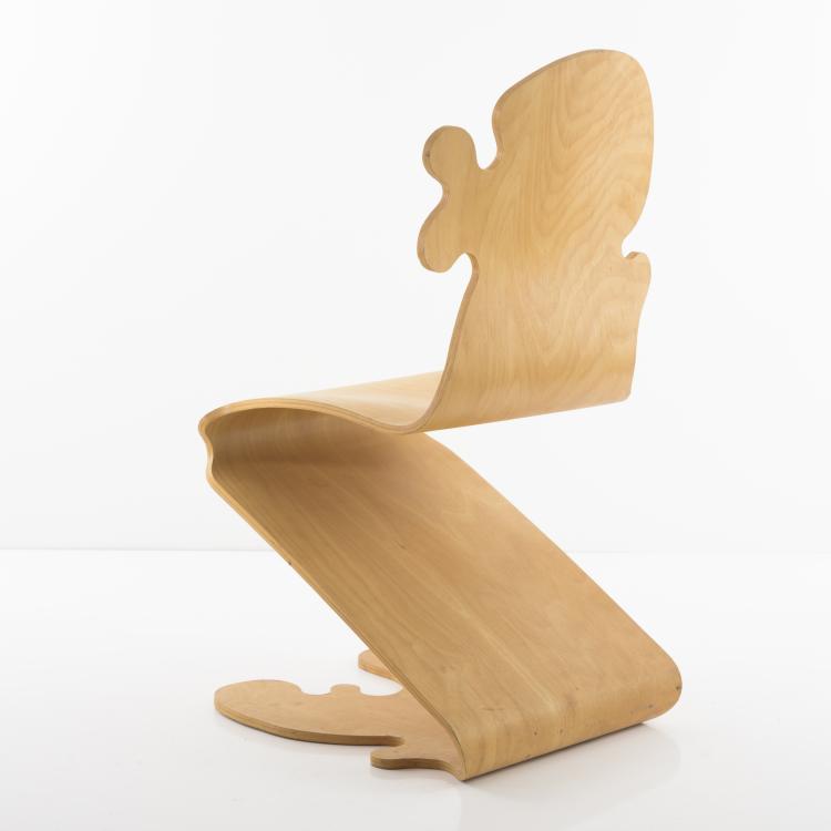 Bild 1 zu Objekt, 'Pantonic' chair, 1992, Verner Panton, Hag, Studio, Norwegen, 157B 577