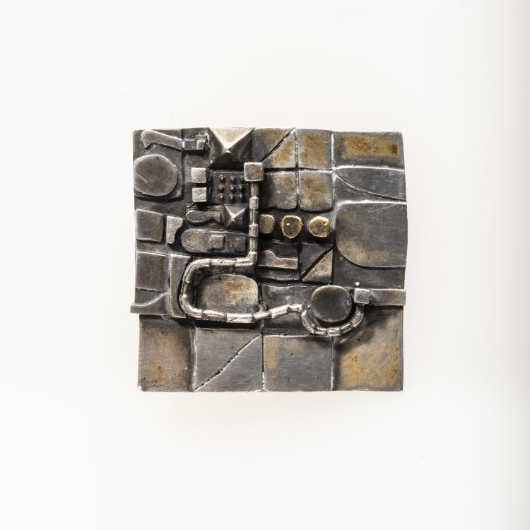 Hauptbild zu Objekt, Brooch, 1970s, Hermann J&uuml;nger, 157D 985