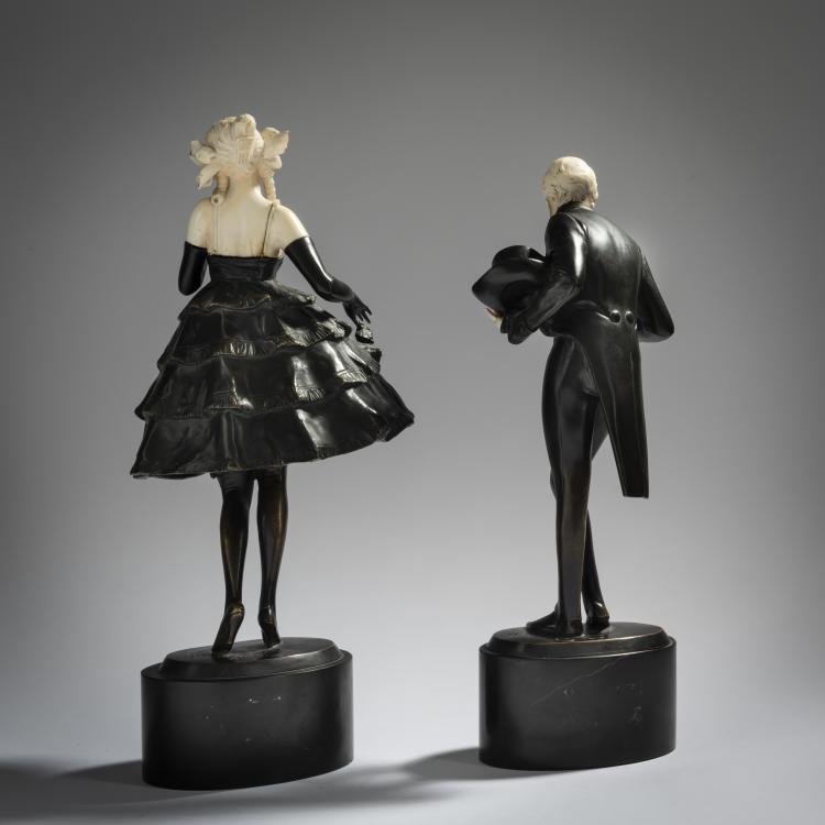 Bild 7 zu Objekt, Figurenpaar, um 1920, Bruno Zach, 156C 409