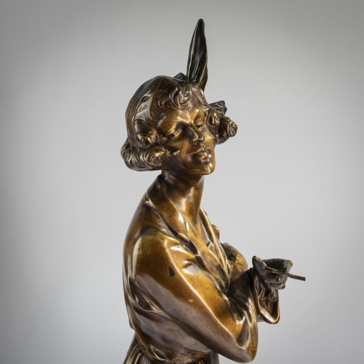 Bild 5 zu Objekt, 'Girl holding a Cigarette', c. 1925, Bruno Zach, 156C 411