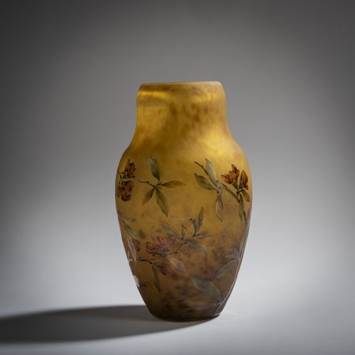 Vase 'Cognassier du Japon', um 1910