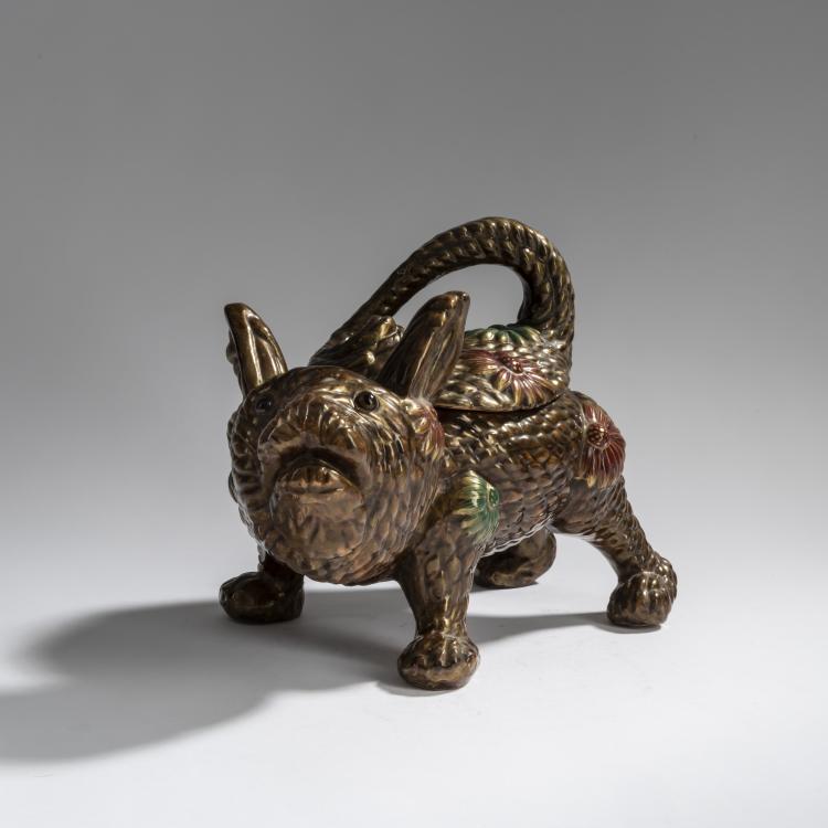 Bild 1 zu Objekt, Historistic covered bowl, c. 1870, Emile Gall&eacute;, Gall&eacute;, &Eacute;mile, Nancy, 156C 595