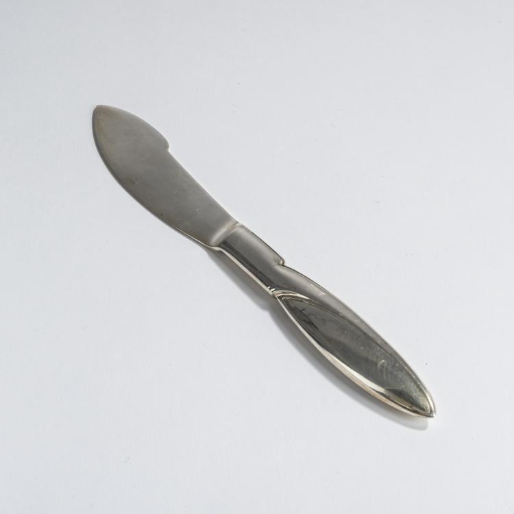 Hauptbild zu Objekt, 'Model I' fish knife, 1905/06, Henry van de Velde, Koch & Bergfeld, Bremen, 160A 10