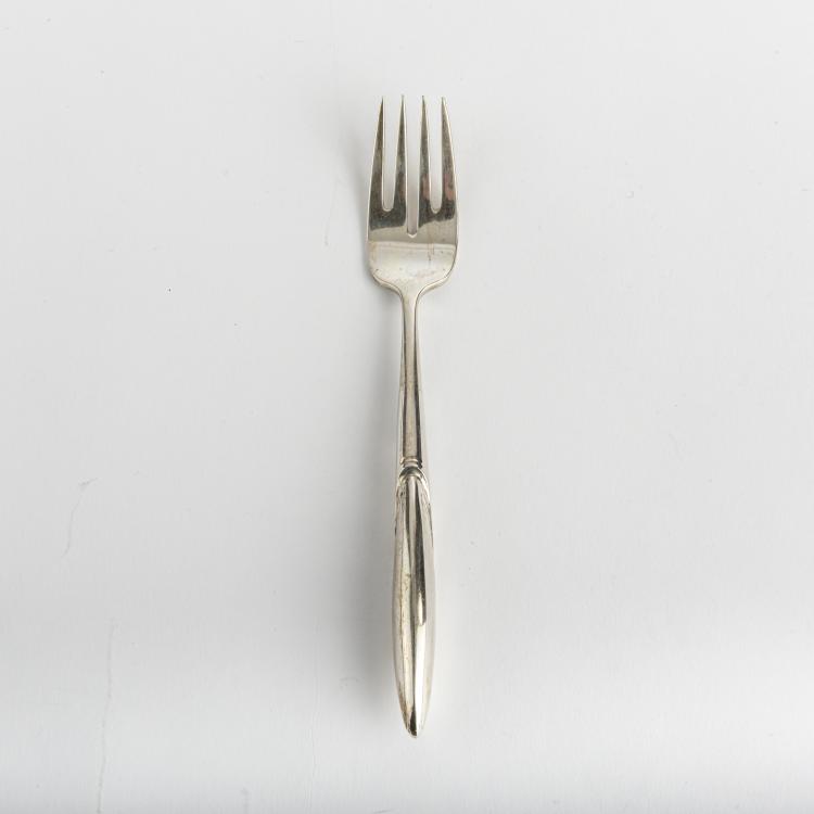 Hauptbild zu Objekt, Fischessgabel 'Modell I', 1905/06, Henry van de Velde, Koch & Bergfeld, Bremen, 156C 436