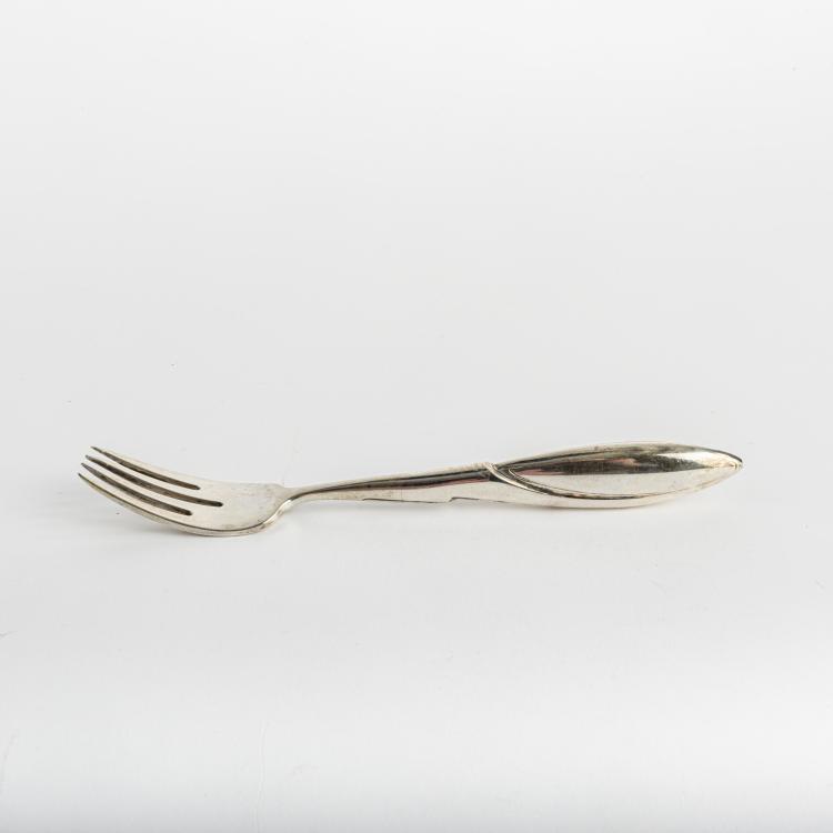 Bild 1 zu Objekt, Fischessgabel 'Modell I', 1905/06, Henry van de Velde, Koch & Bergfeld, Bremen, 156C 436