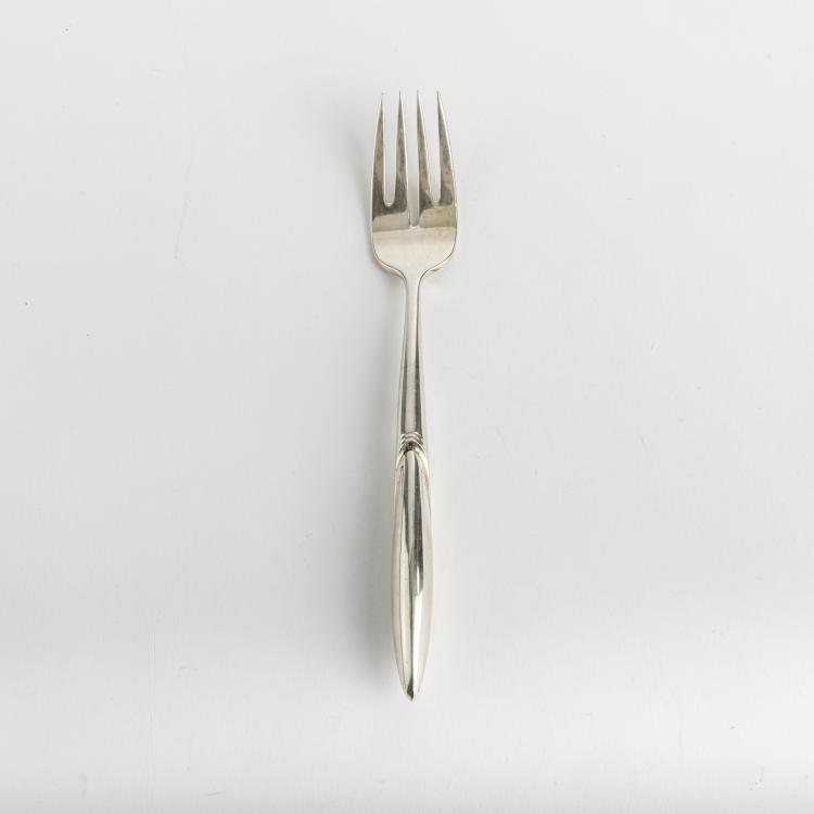 Hauptbild zu Objekt, Fischessgabel 'Modell I', 1905/06, Henry van de Velde, Koch & Bergfeld, Bremen, 156C 437