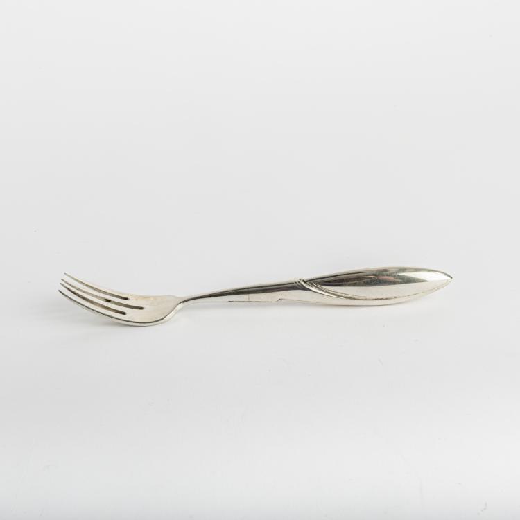 Bild 1 zu Objekt, Fischessgabel 'Modell I', 1905/06, Henry van de Velde, Koch & Bergfeld, Bremen, 156C 437