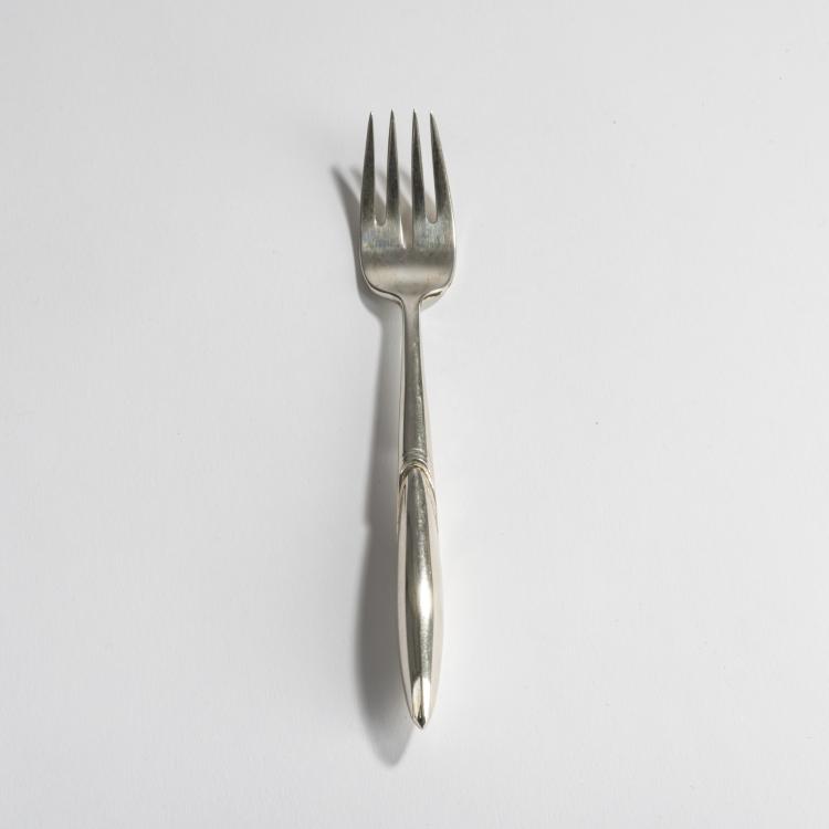Hauptbild zu Objekt, 'Model I' fish fork, 1905/06, Henry van de Velde, Koch & Bergfeld, Bremen, 160A 13