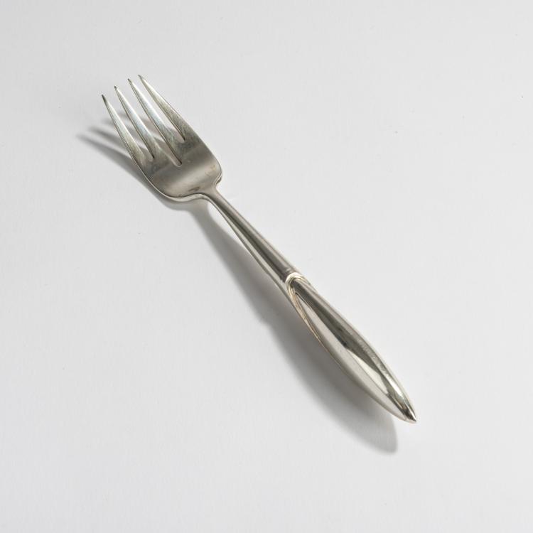 Bild 1 zu Objekt, 'Model I' fish fork, 1905/06, Henry van de Velde, Koch & Bergfeld, Bremen, 160A 13