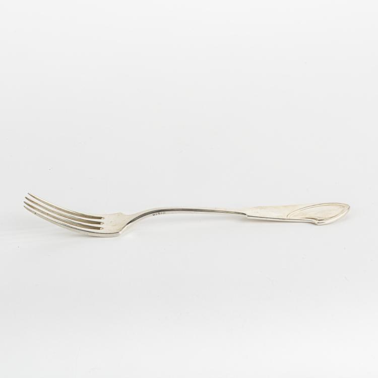 Bild 1 zu Objekt, Dessertgabel 'Modell I', 1903, Henry van de Velde, Koch & Bergfeld, Bremen, 156C 427